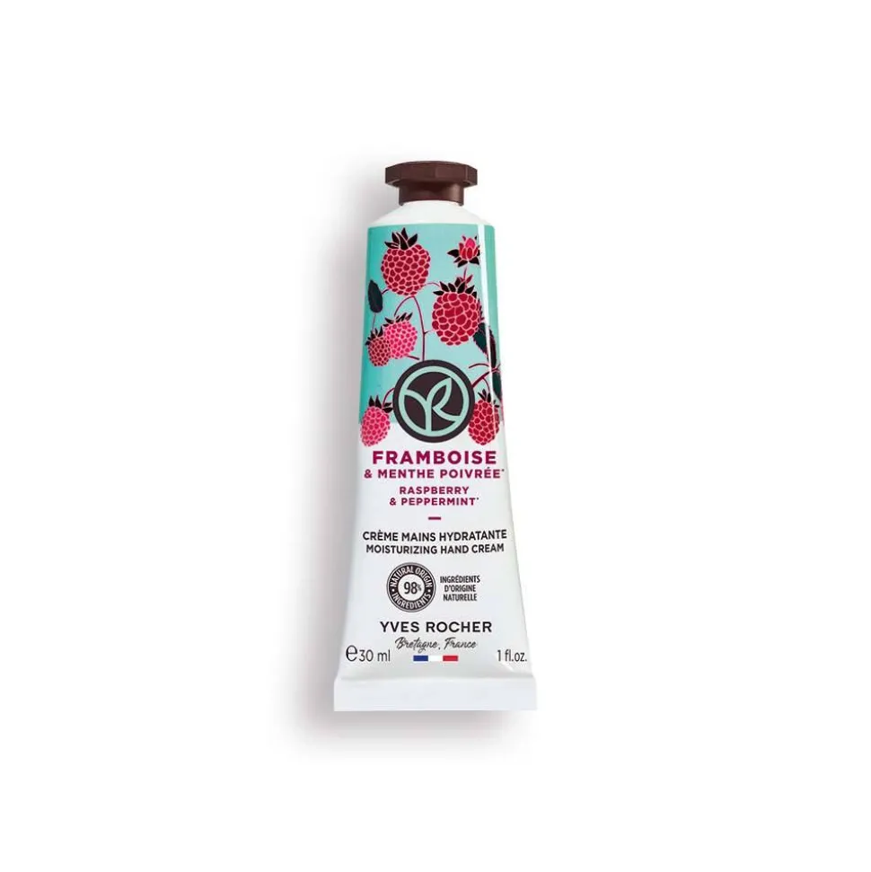 Handcreme Himbeere-Pfefferminze