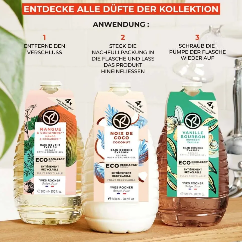 Nachfüllpack Duschgel Hafer & Buchweizen